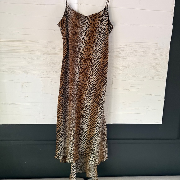 Vintage Joseph Ribkoff Cheetah Dress | Size 10 | Made in Canada - Picture 1 of 5